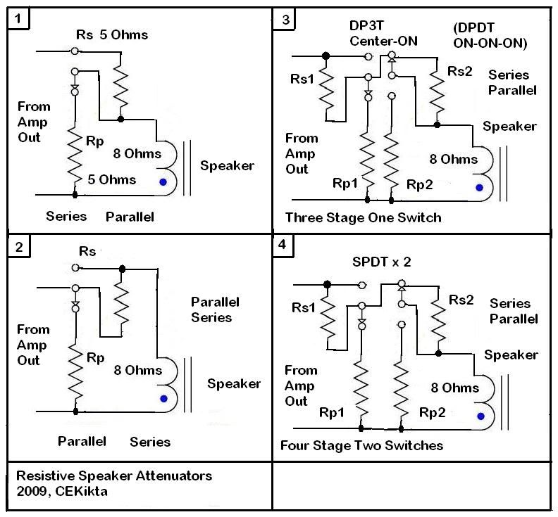 Power Resistor Speaker Attenuator Design GuitarNutz 2